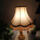 Bedside lamp in alabaster