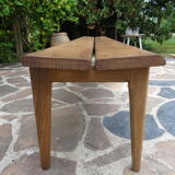 Oak cloakroom bench 247 cm