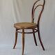 Two Turpe canned Bistro 1900 color rosewood chairs