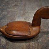 Empty pocket scandinavian "duck", teak, 60s