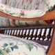 Czech Living Room Set in Beech and Walnut, 1890s, Set of 7