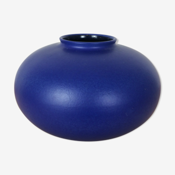 Blue ceramic pansu vase 26 cm