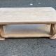 Art Deco coffee table in renovated solid oak wood