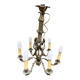 6-light bronze chandelier