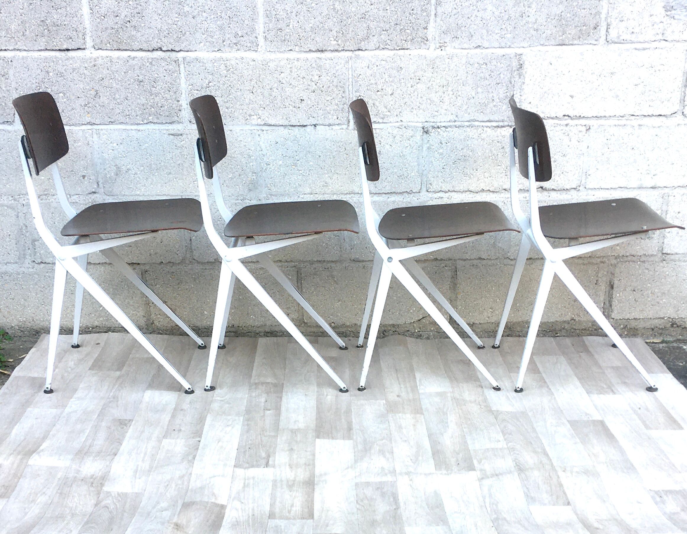 ♻️Set of 4 chairs Vintage and design Marko Kooistra
