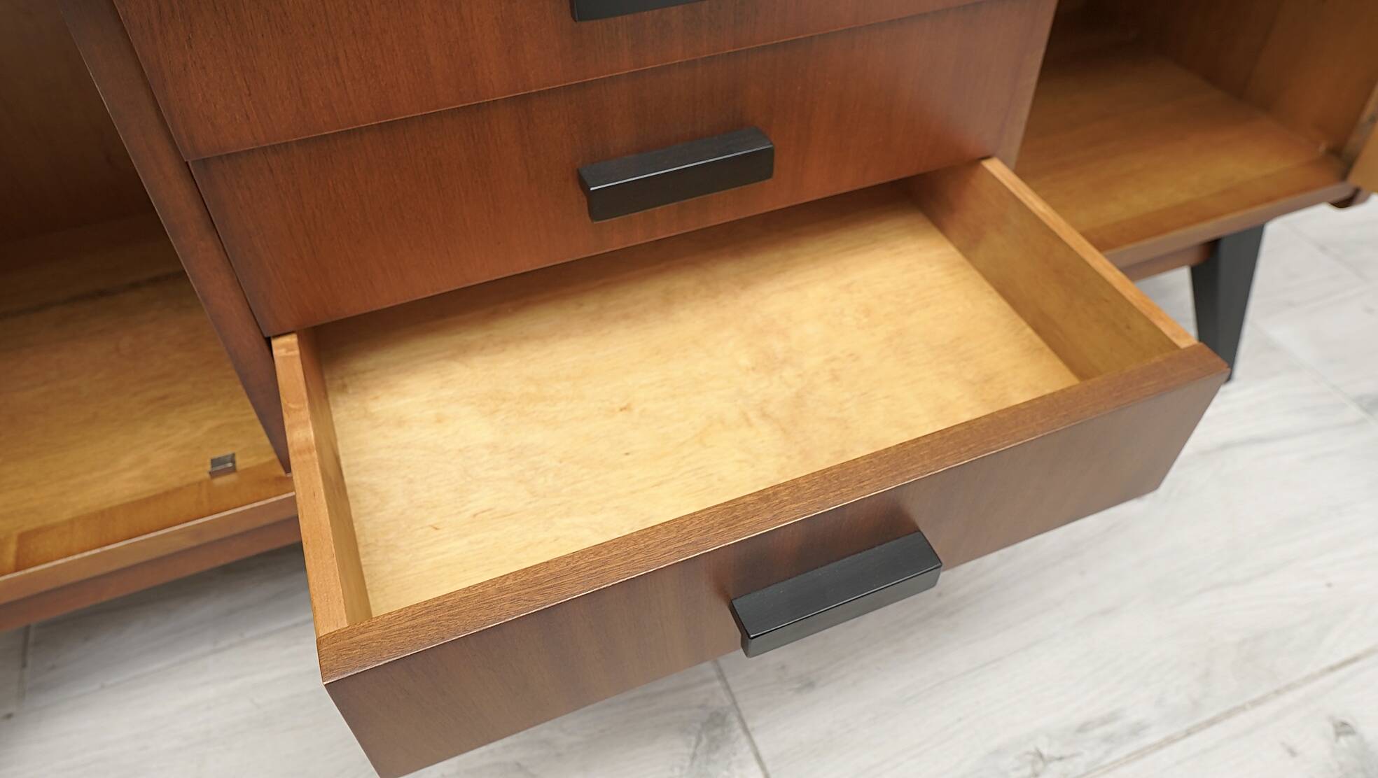 PRL chest of drawers, Meblostyl Dobrodzień. After professional renovation.