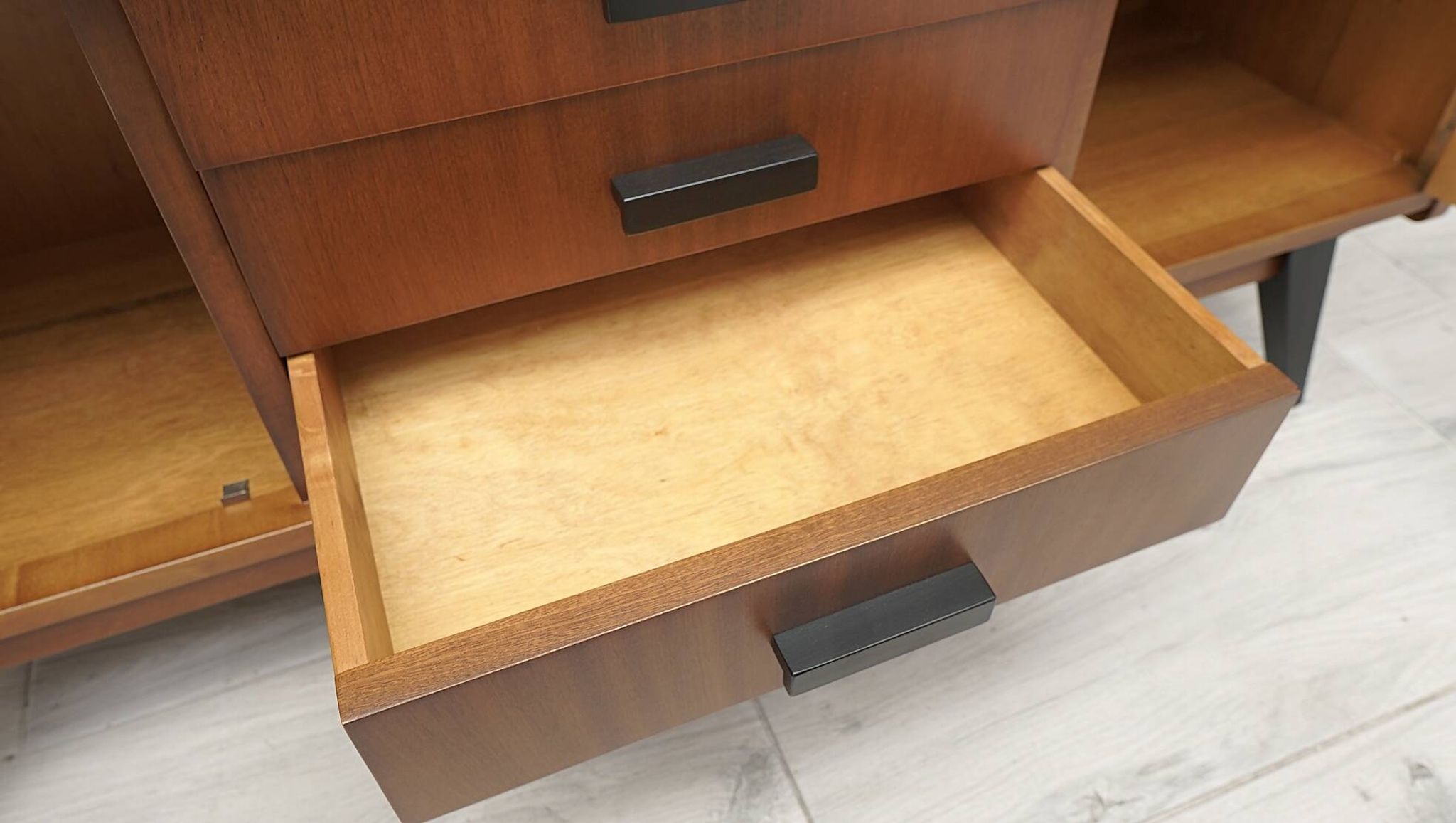 PRL chest of drawers, Meblostyl Dobrodzień. After professional renovation.