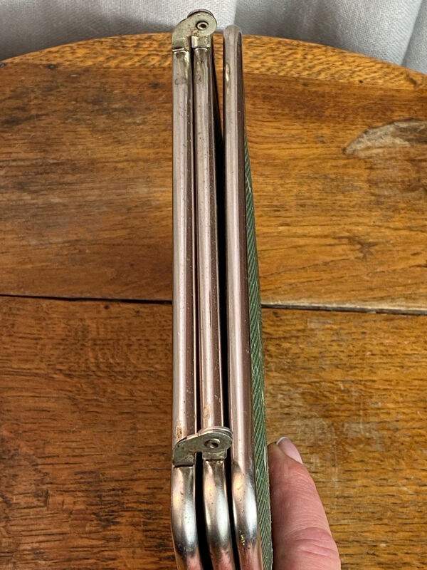 Miroir triptyque de barbier, années 50