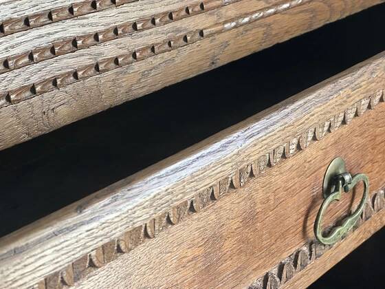 Solid wood Norman-style jam cupboard