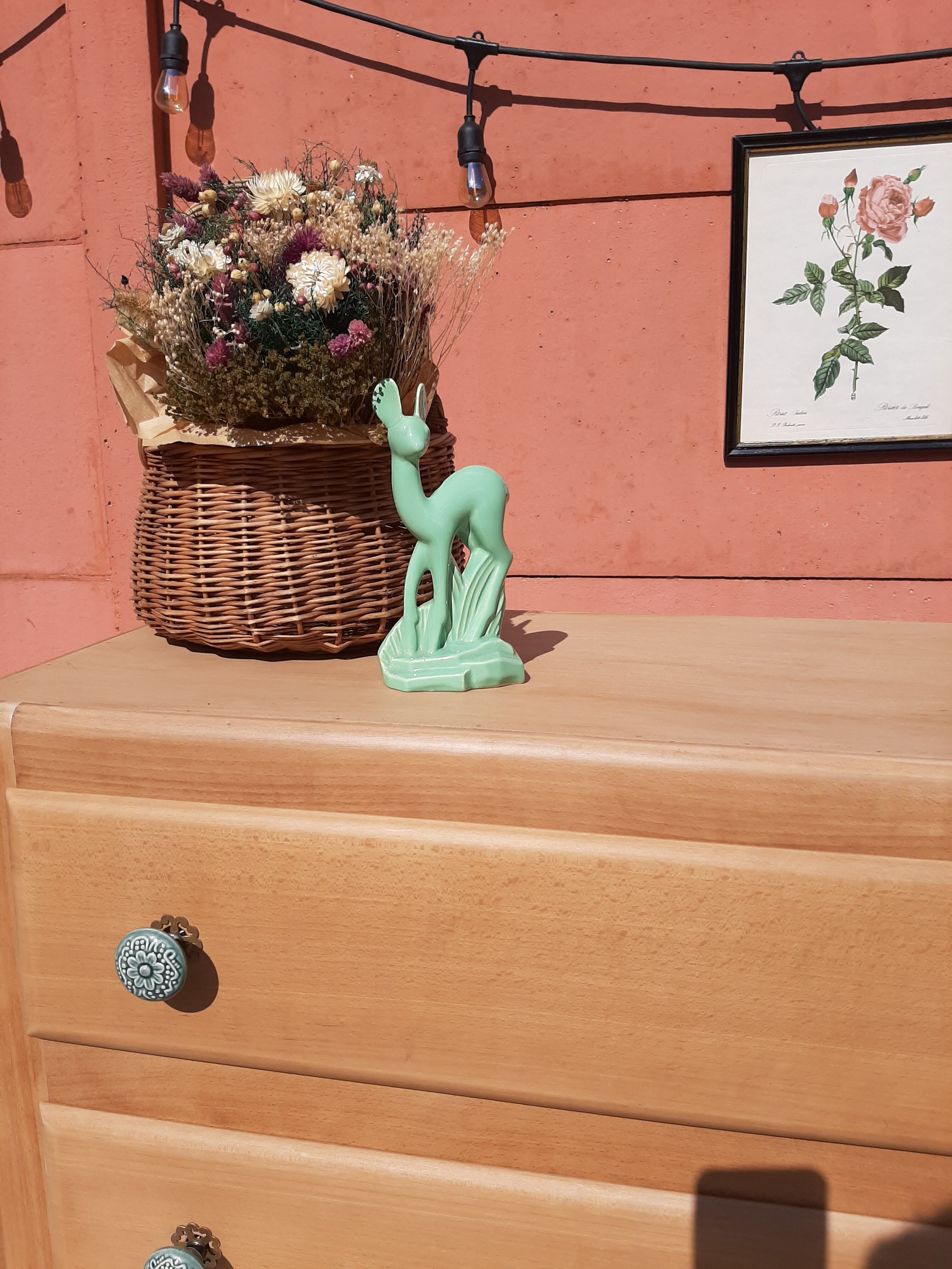 Vintage chest of drawers 3 drawers natural wood