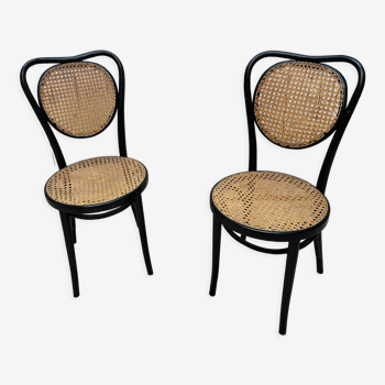 Pair bistro chair ZPM radomsko for Thonet