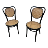 Pair bistro chair ZPM radomsko for Thonet