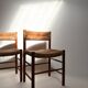 Lot de 5 chaises Charlotte Perriand modèle Dordogne