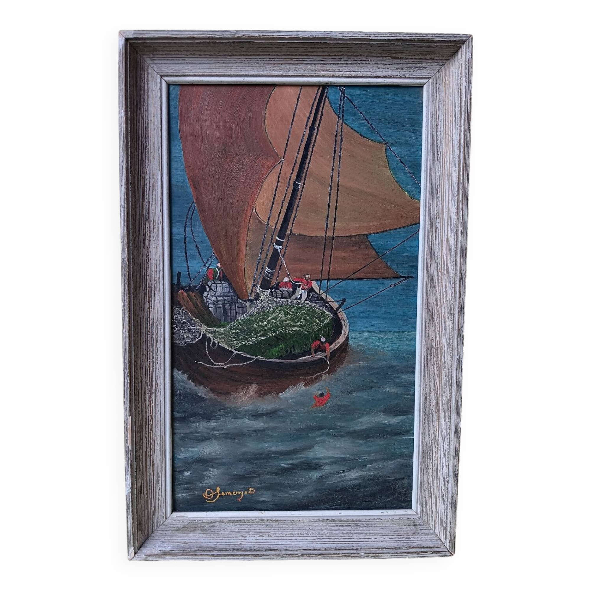 Marine oil on canvas