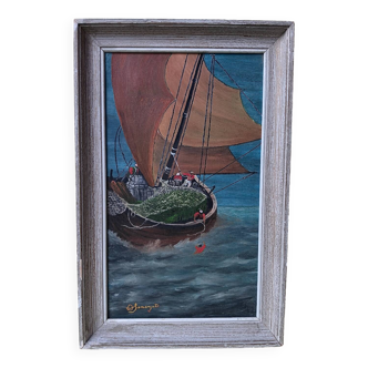 Marine oil on canvas