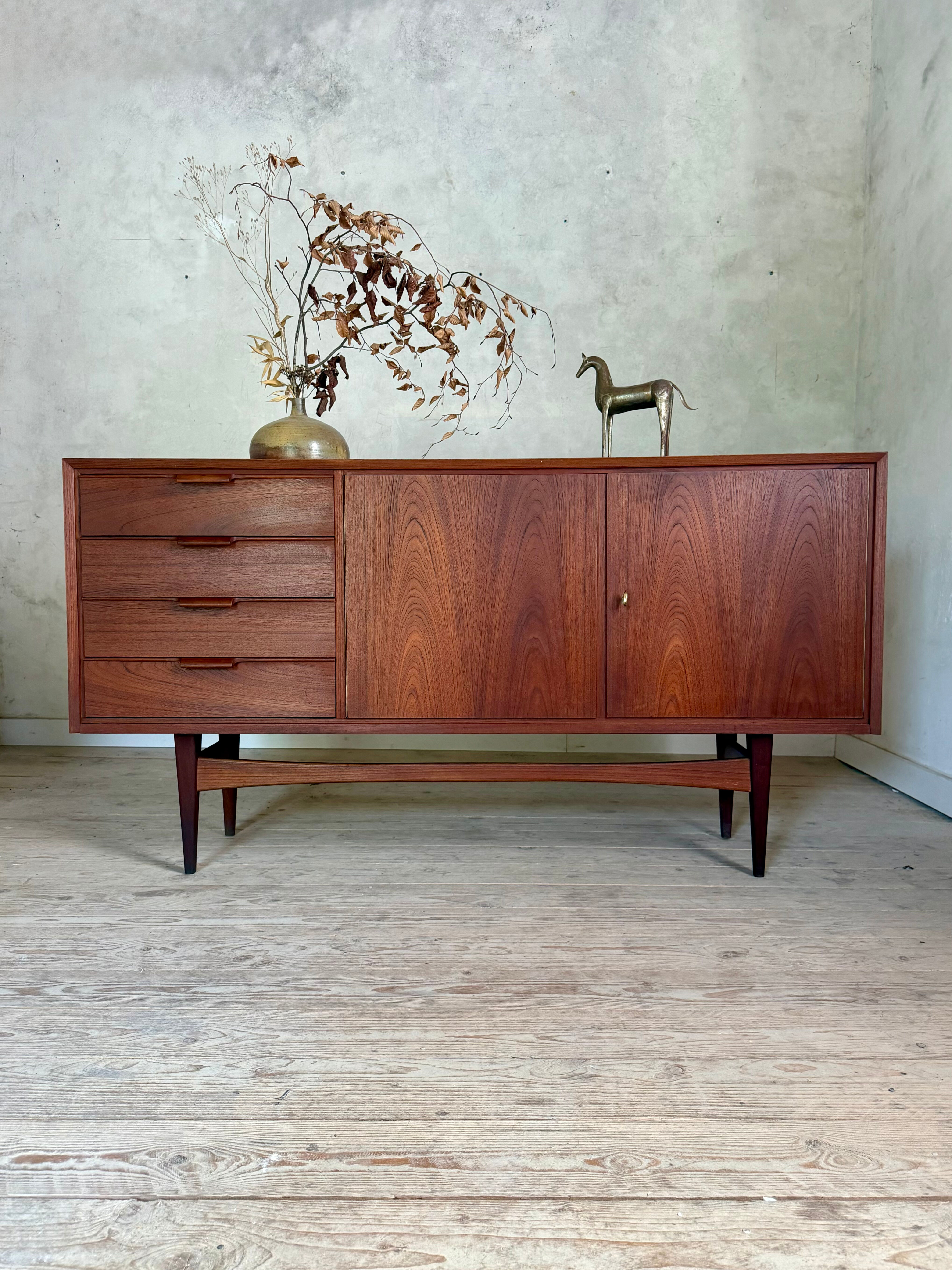 Vintage Scandinavian teak sideboard, 1960s