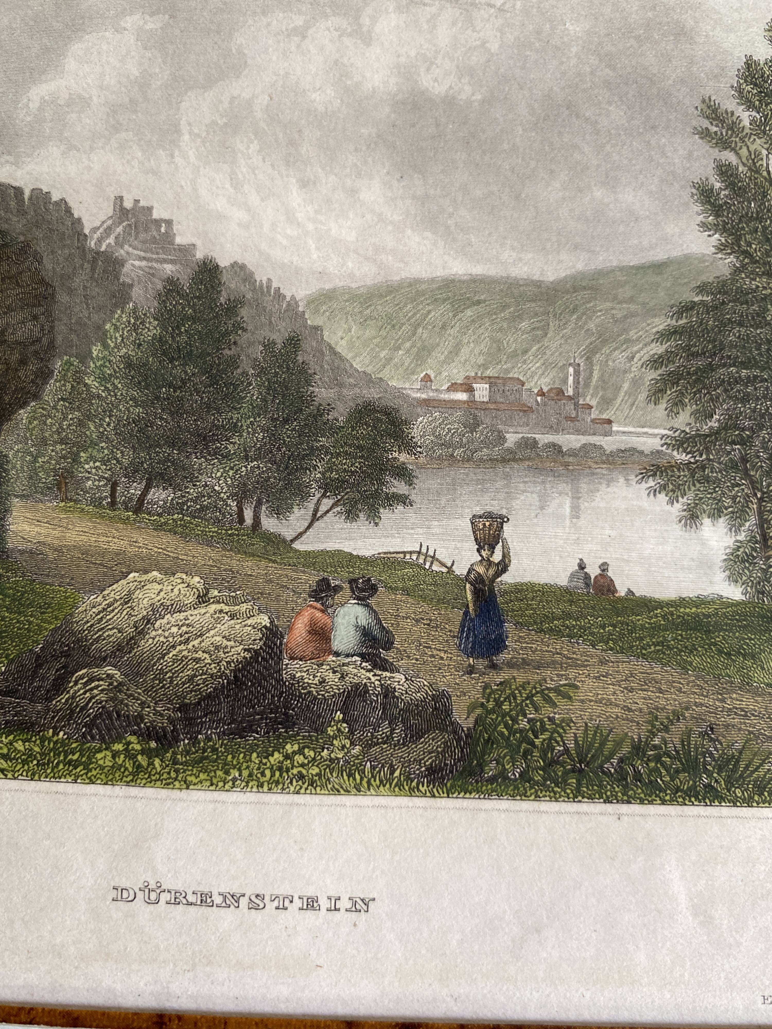 Gravure d’Eigenthum d. Verleger, XIXe siècle, cadre bois vitré