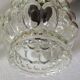 Paire de suspensions verre bulles vintage