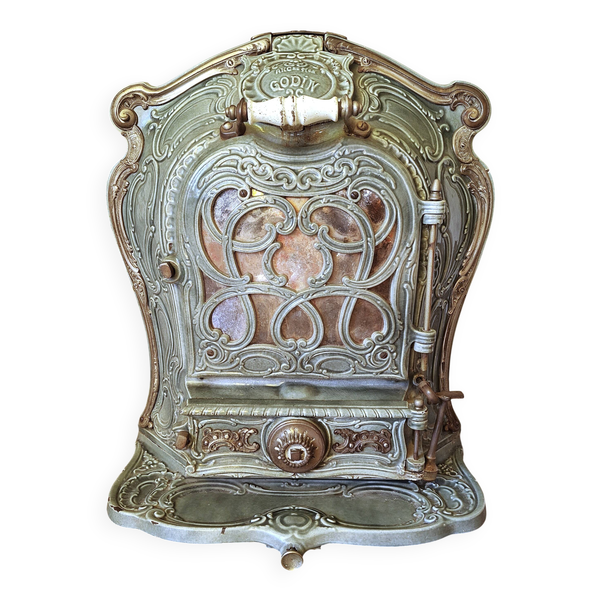 Godin wood stove "Little Toad" 2335 Art Nouveau