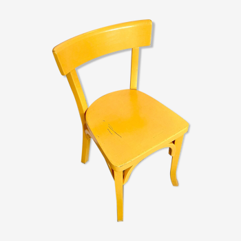 Chaise enfant Baumann en bois jaune