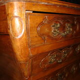 Dresser called "Grave" time Regency of the end of the XVII century in solid cherry
