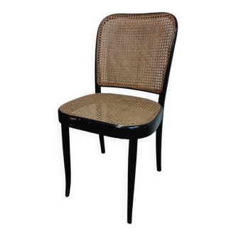 Wooden and cane chair