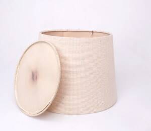 Nils Kähler blue earthenware table lamp, 1960s