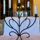 Metal heart candle holder 5 candles