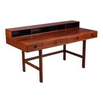 Bureau Flip-Top Partners en rosewood de Peter Lovig, Lovig, Danemark, 1960.