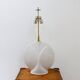 Large porcelain table lamp - 1980s