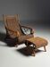 Rattan armchair 1950s vintage