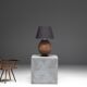 Handcrafted ceramic table lamps, France, 20th century