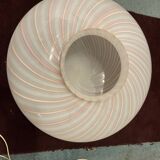Pink Swirl Murano glass Flushmount by Venini