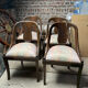 4 gondola chairs