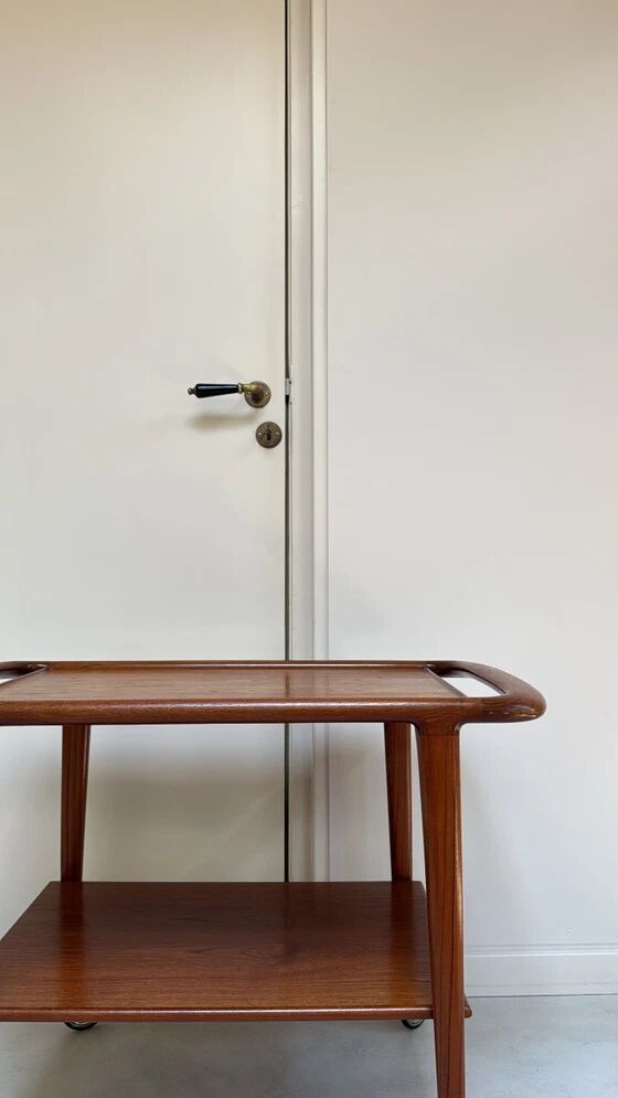 Vintage teak trolley by Niels Otto Møller