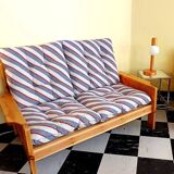 Scandinavian sofa in solid pine 1960