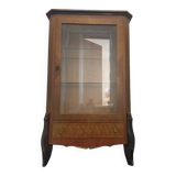 Vintage display cabinet in rosewood veneer 1950/1960
