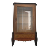 Vintage display cabinet in rosewood veneer 1950/1960