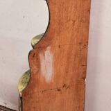 Louis XV style Venetian curved corner cupboard in lacquered wood