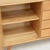 U-458 oak sideboard by Jiri Jiroutek for Interier Praha 1960