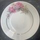 6 assiettes creuses en porcelaine motif pivoines art déco