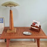 Table basse style scandinave années 50 palissandre