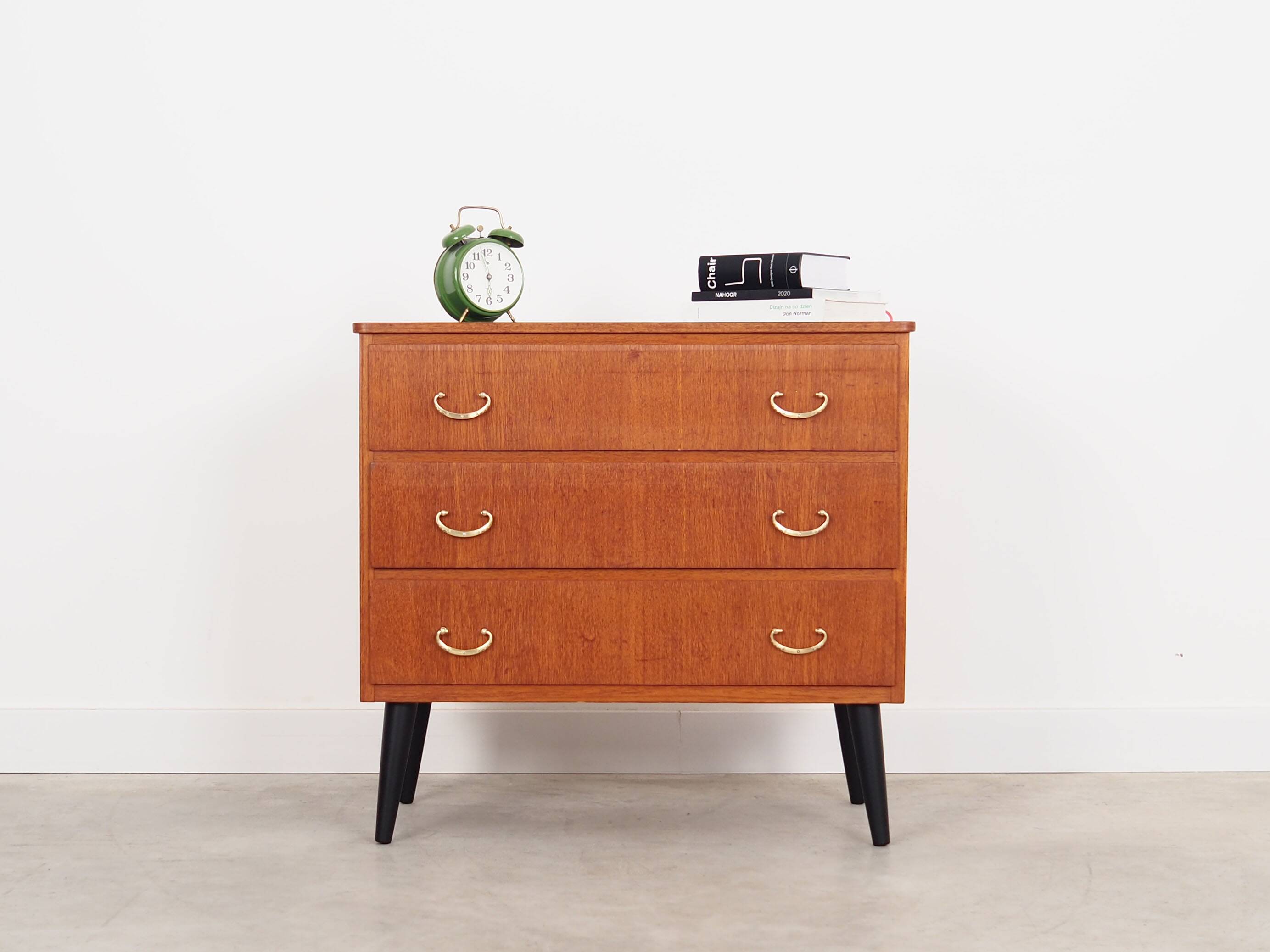Teak chest of drawers, Swedish design, 1970s, made in Sweden