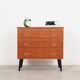 Commode en teck, design suédois, années 1970, fabriquée en Suède