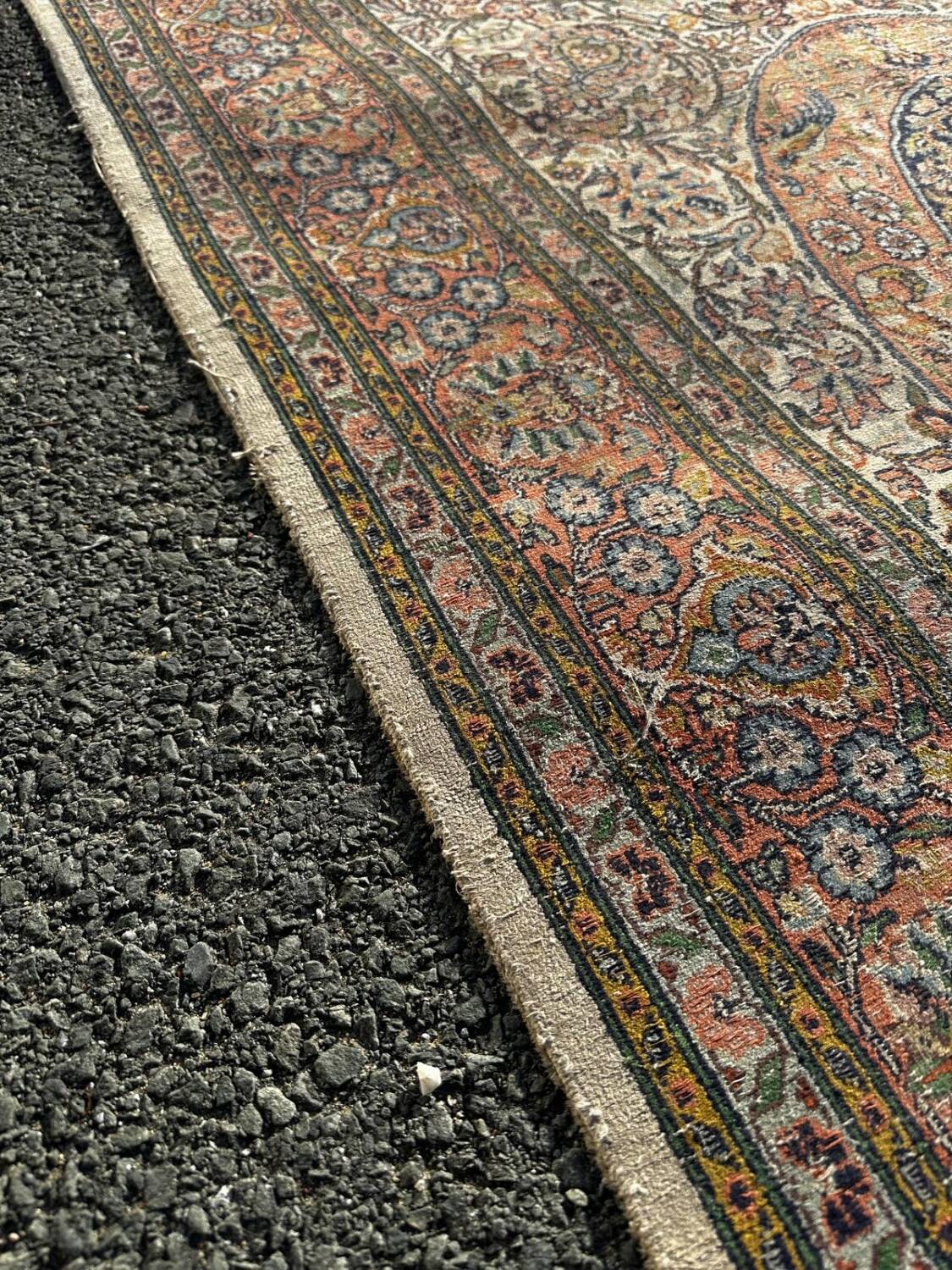 Persian silk rug