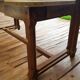 Farm table in solid pine with two drawers – 19th century