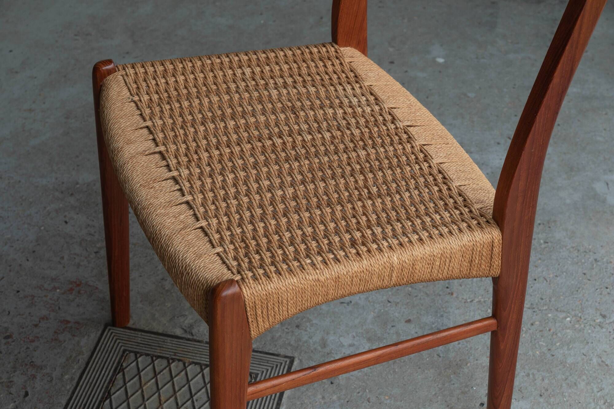 Set of 8 'GS61' dining chairs by Arne Wahl Iversen