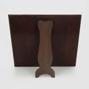 Very large Psyche Mirror in walnut wood. Orthodox bible mirror. 19th century. 53X63 cm - 20.86X24