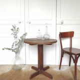 Wooden pedestal table 40s