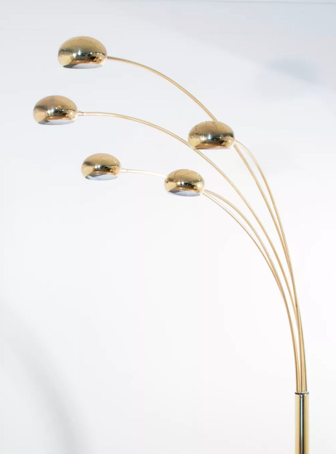 Italian 5-arm mid-century floor lamp